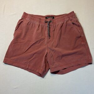 Maamagic Solidspectrum Purity Weekend Casual Shorts Maroon, Size M Drawstrings